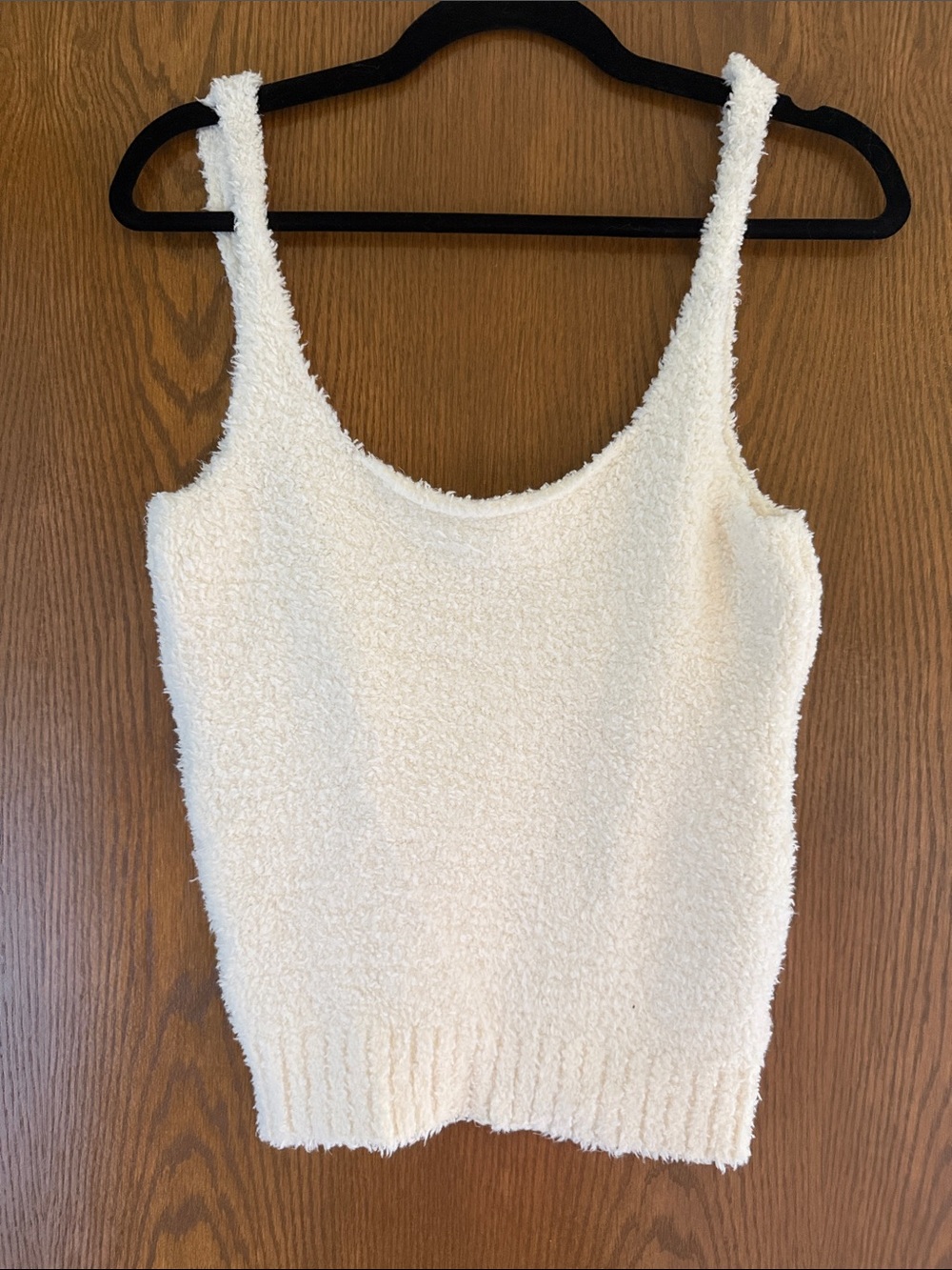 SKIMS Cream Cozy Knit Tank